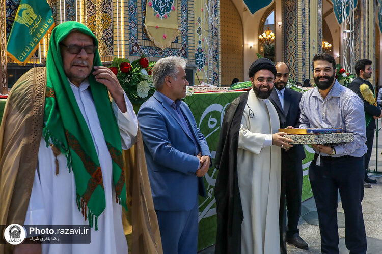 اختتامیه نمایشگاه عش‌الولایه در حرم مطهر رضوی