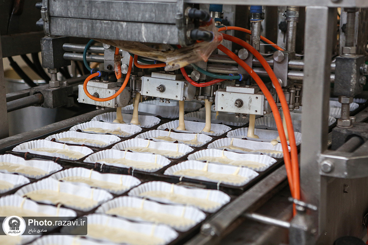 بازدید جمعی از خادمین و خادمیاران حرم مطهر از شرکت نان قدس رضوی