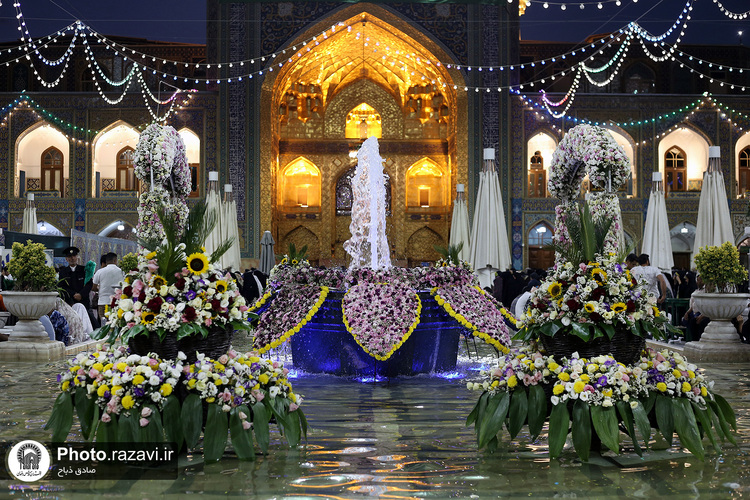 حال و هوای حرم مطهر رضوی در شب عید غدیر-2