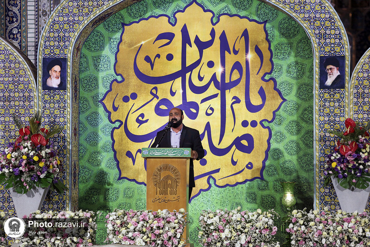 حال و هوای حرم مطهر رضوی در شب عید غدیر-2