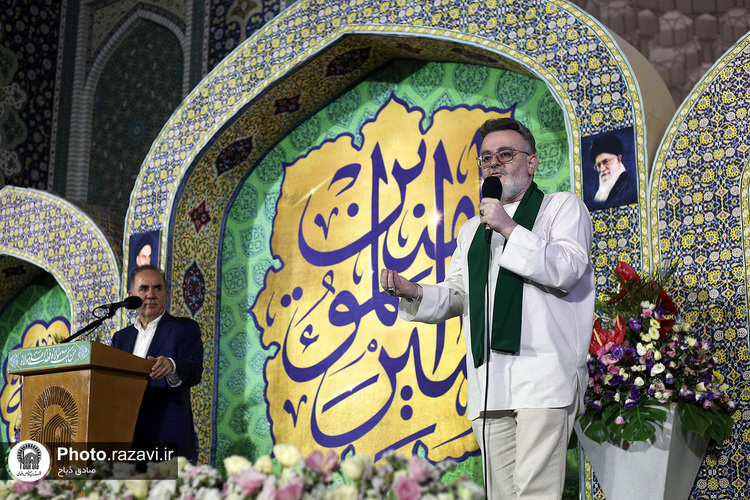 حال و هوای حرم مطهر رضوی در شب عید غدیر-2