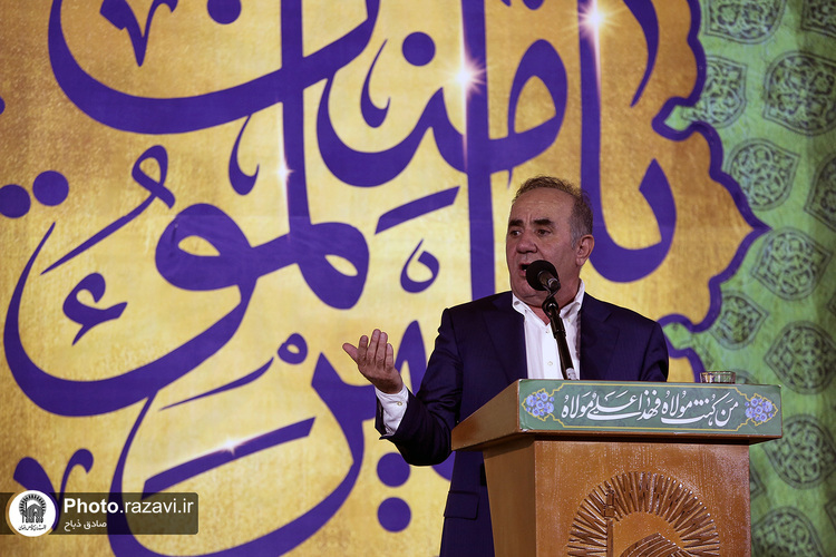 حال و هوای حرم مطهر رضوی در شب عید غدیر-2