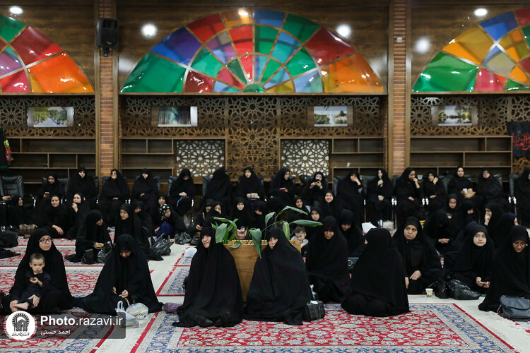 مراسم عزاداری دهه اول محرم در اردوگاه باغ خاتون