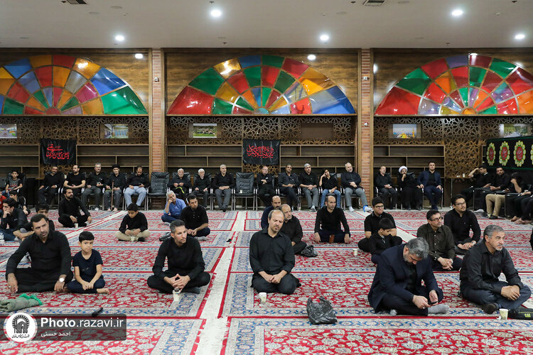 مراسم عزاداری دهه اول محرم در اردوگاه باغ خاتون