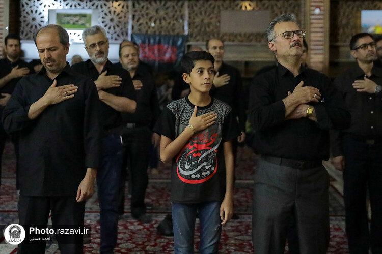 مراسم عزاداری دهه اول محرم در اردوگاه باغ خاتون