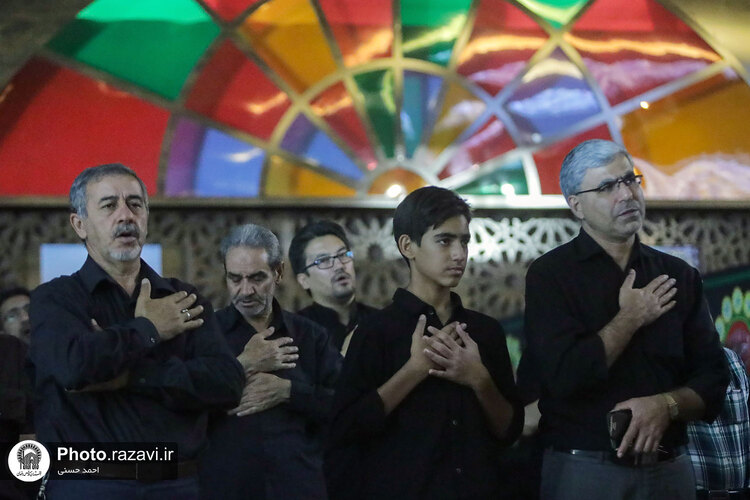 مراسم عزاداری دهه اول محرم در اردوگاه باغ خاتون