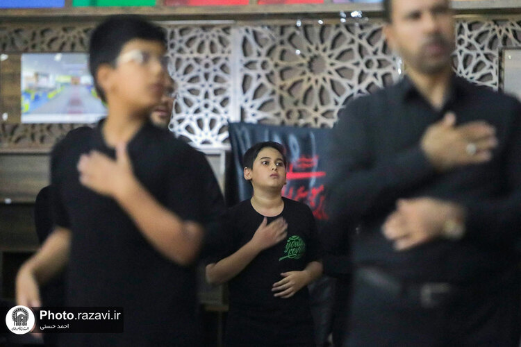 مراسم عزاداری دهه اول محرم در اردوگاه باغ خاتون