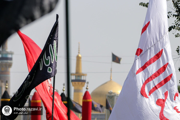 عزاداری روز تاسوعای حسینی در حرم مطهر رضوی