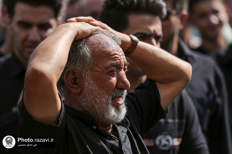 عزاداری روز تاسوعای حسینی در حرم مطهر رضوی