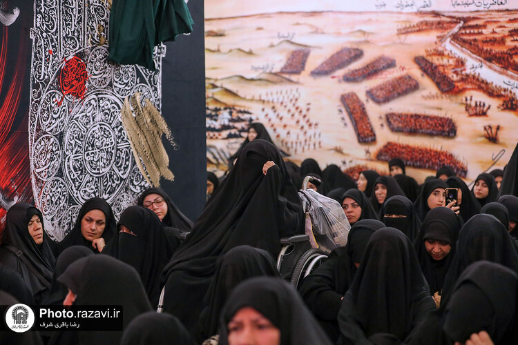 مقتل خوانی روز عاشورا ویژه زائران عرب زبان در حرم مطهر رضوی