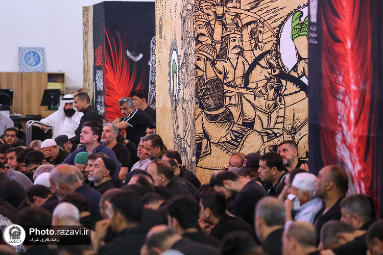 مقتل خوانی روز عاشورا ویژه زائران عرب زبان در حرم مطهر رضوی