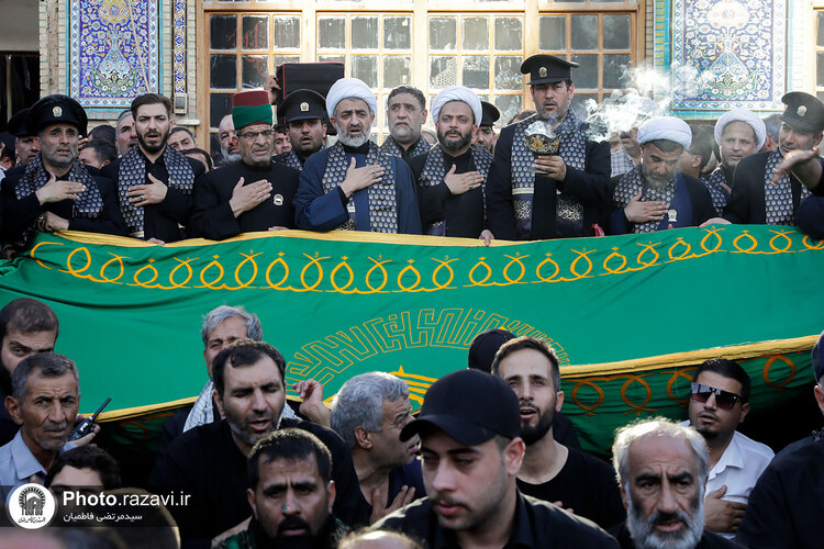 تشرف کاروان سفیران امام رئوف به حرم امامین کاظمین
