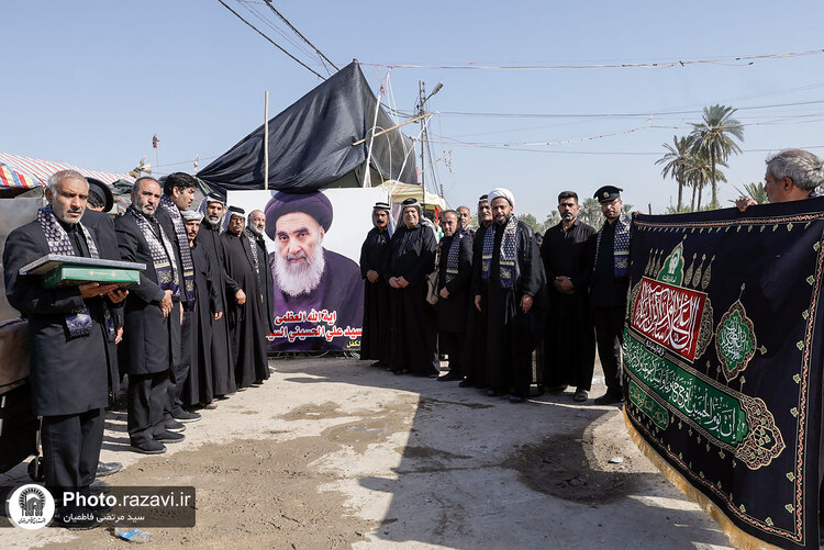 توزیع بسته‌های متبرک رضوی به موکب‌داران اربعین حسینی