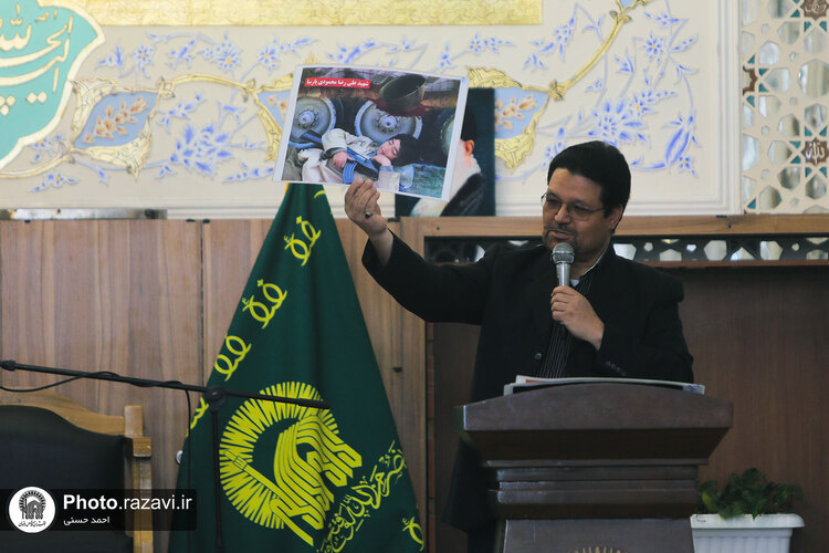 تشرف کاروان رزمندگان دفاع مقدس از خراسان جنوبی به حرم مطهر رضوی