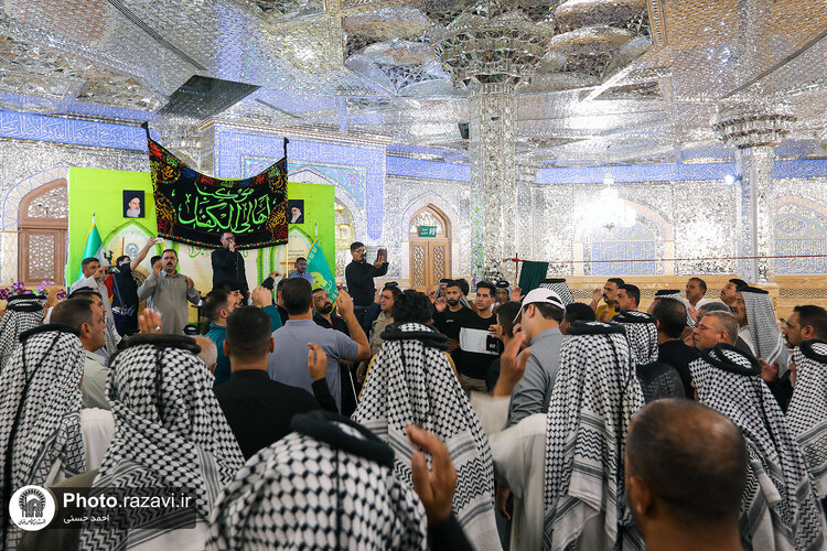 تشرف کاروان اهالی الکفل عراق به حرم مطهر رضوی