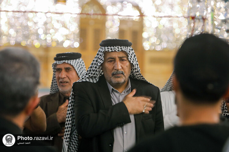 تشرف کاروان اهالی الکفل عراق به حرم مطهر رضوی