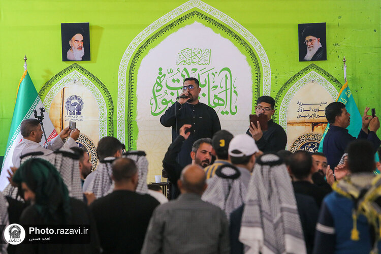 تشرف کاروان اهالی الکفل عراق به حرم مطهر رضوی