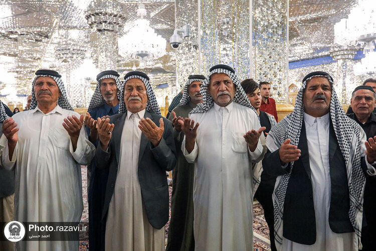 تشرف کاروان اهالی الکفل عراق به حرم مطهر رضوی