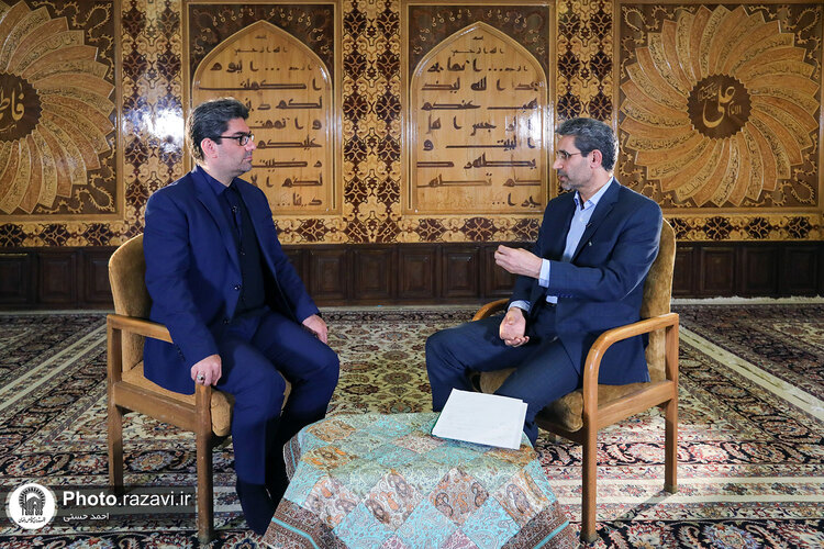 مصاحبه تصویری با معاون کتابخانه‌های سازمان کتابخانه‌ها، موزه‌ها و مرکز اسناد آستان قدس رضوی