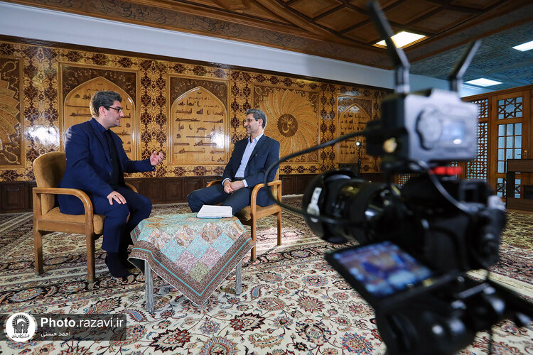 مصاحبه تصویری با معاون کتابخانه‌های سازمان کتابخانه‌ها، موزه‌ها و مرکز اسناد آستان قدس رضوی