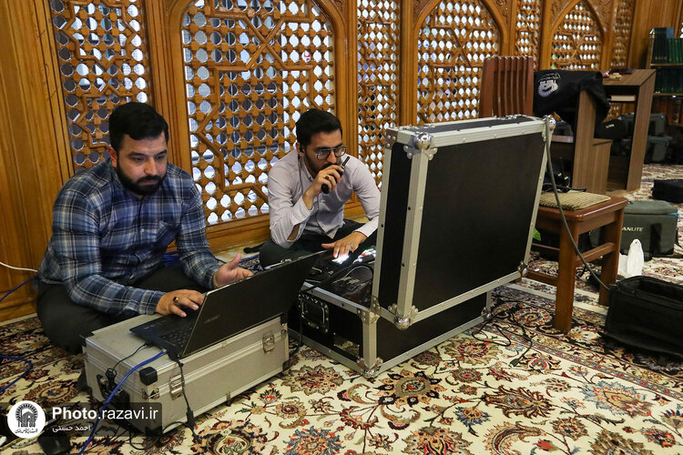 مصاحبه تصویری با معاون کتابخانه‌های سازمان کتابخانه‌ها، موزه‌ها و مرکز اسناد آستان قدس رضوی