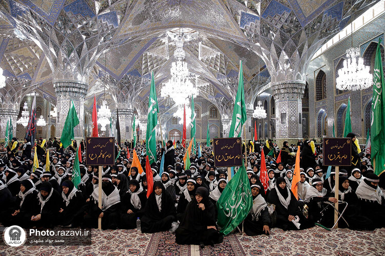 گردهمایی بسیجیان یگان حفاظت حرم مطهر رضوی