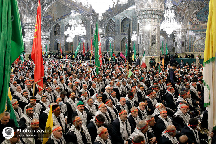 گردهمایی بسیجیان یگان حفاظت حرم مطهر رضوی