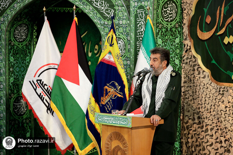 گردهمایی بسیجیان یگان حفاظت حرم مطهر رضوی