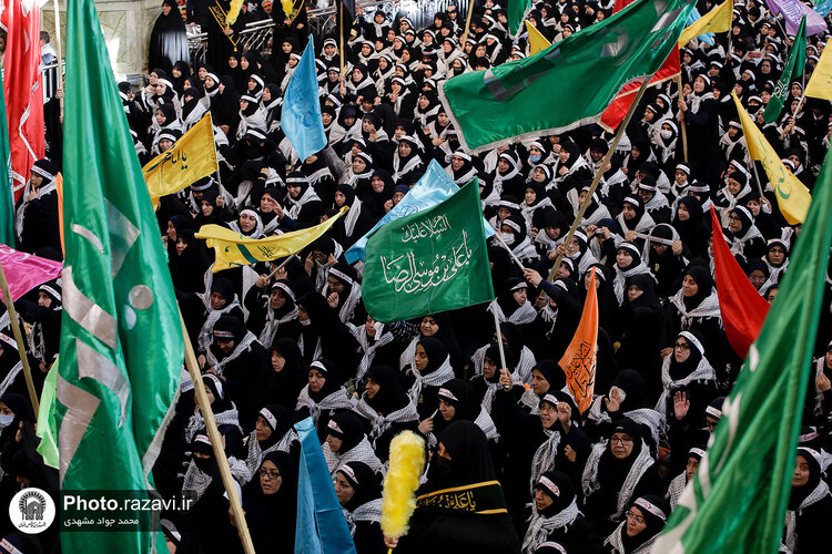 گردهمایی بسیجیان یگان حفاظت حرم مطهر رضوی