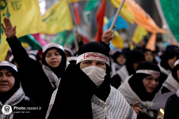 گردهمایی بسیجیان یگان حفاظت حرم مطهر رضوی