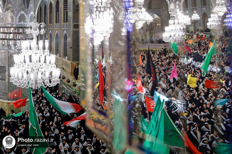 گردهمایی بسیجیان یگان حفاظت حرم مطهر رضوی