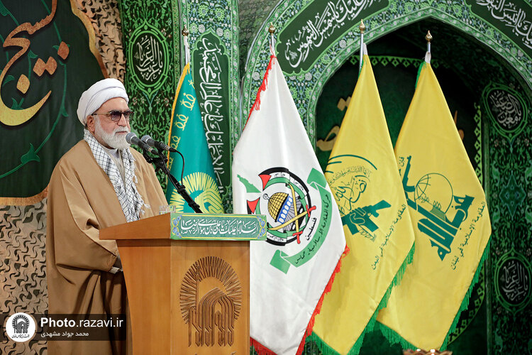 گردهمایی بسیجیان یگان حفاظت حرم مطهر رضوی