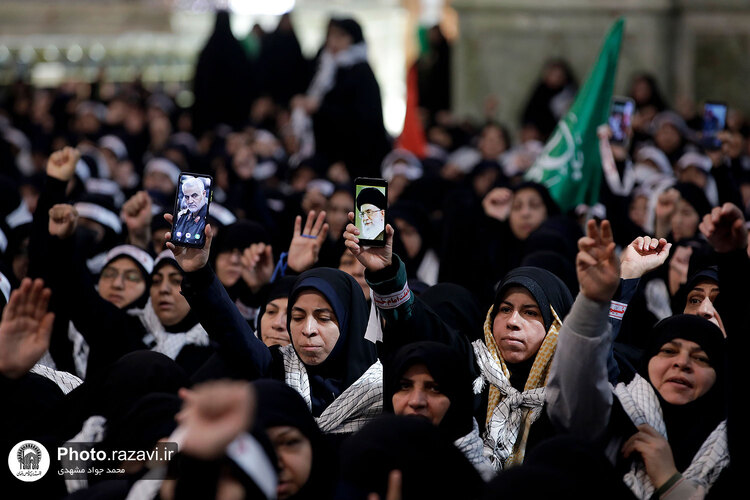 گردهمایی بسیجیان یگان حفاظت حرم مطهر رضوی