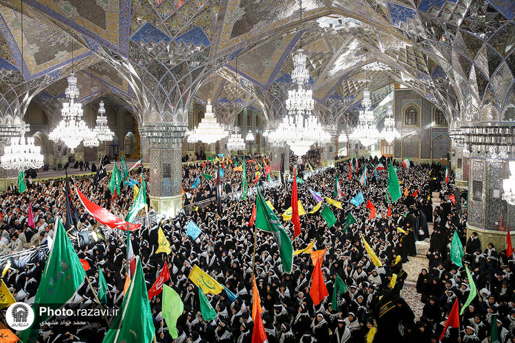 گردهمایی بسیجیان یگان حفاظت حرم مطهر رضوی