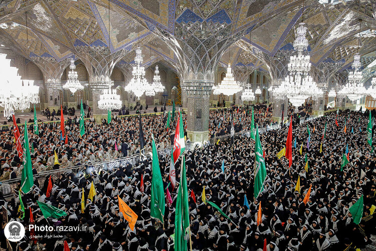 گردهمایی بسیجیان یگان حفاظت حرم مطهر رضوی