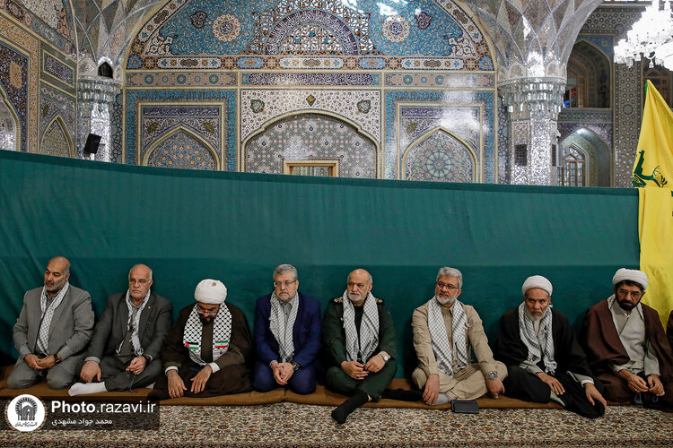 گردهمایی بسیجیان یگان حفاظت حرم مطهر رضوی