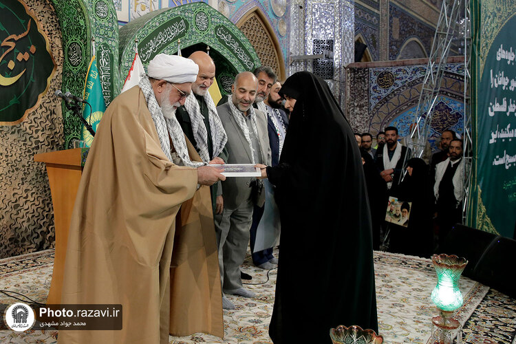 گردهمایی بسیجیان یگان حفاظت حرم مطهر رضوی