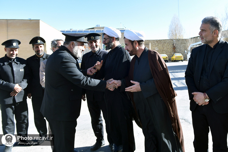 حضور خدام حرم مطهر رضوی در کانون اصلاح و تربیت مشهد