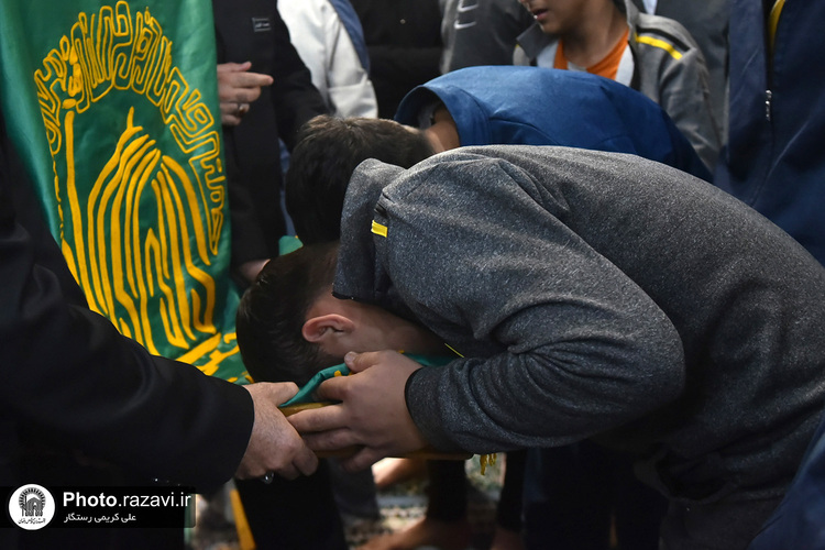 حضور خدام حرم مطهر رضوی در کانون اصلاح و تربیت مشهد