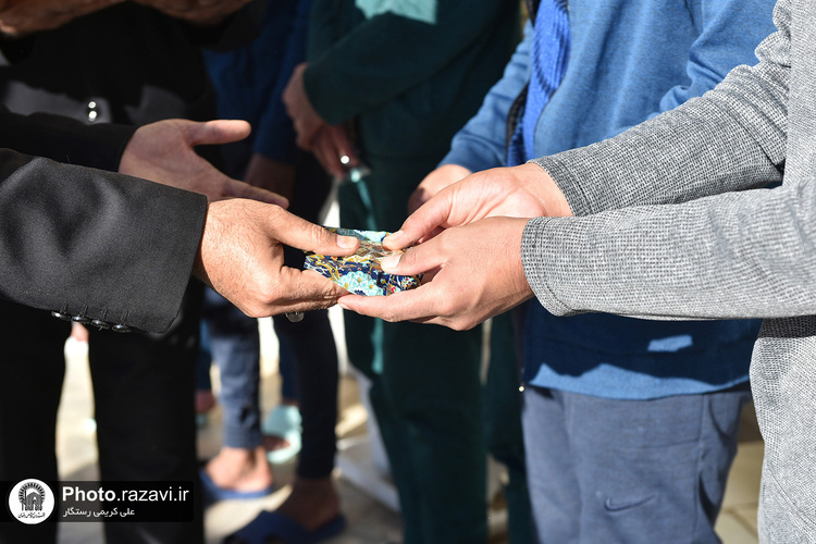 حضور خدام حرم مطهر رضوی در کانون اصلاح و تربیت مشهد