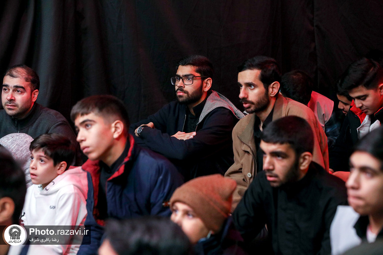 عزاداری فاطمیه در رواق نوجوان حرم مطهر رضوی