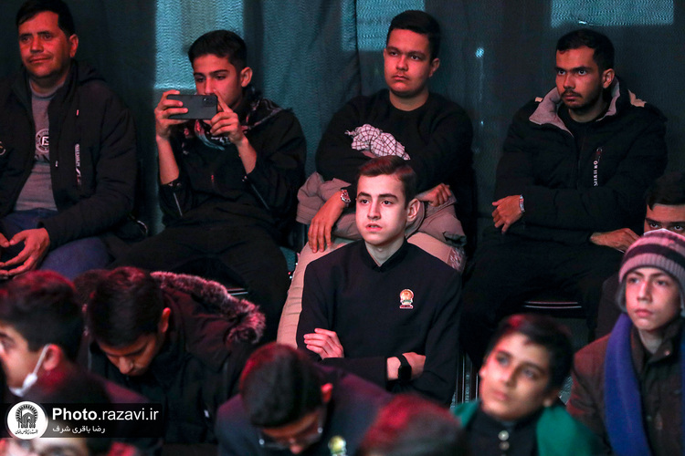 عزاداری فاطمیه در رواق نوجوان حرم مطهر رضوی