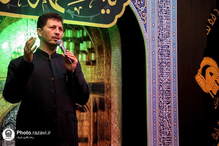 عزاداری فاطمیه در رواق نوجوان حرم مطهر رضوی