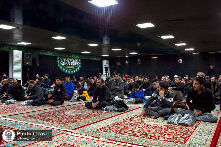 عزاداری فاطمیه در موسسه جوانان آستان قدس رضوی