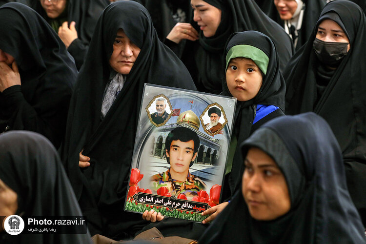 مراسم بزرگداشت شهدای تیپ فاطمیون