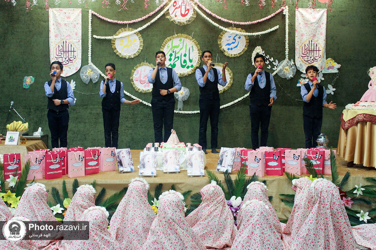 مراسم جشن تکلیف دختران در مجتمع مهدیه مشهد