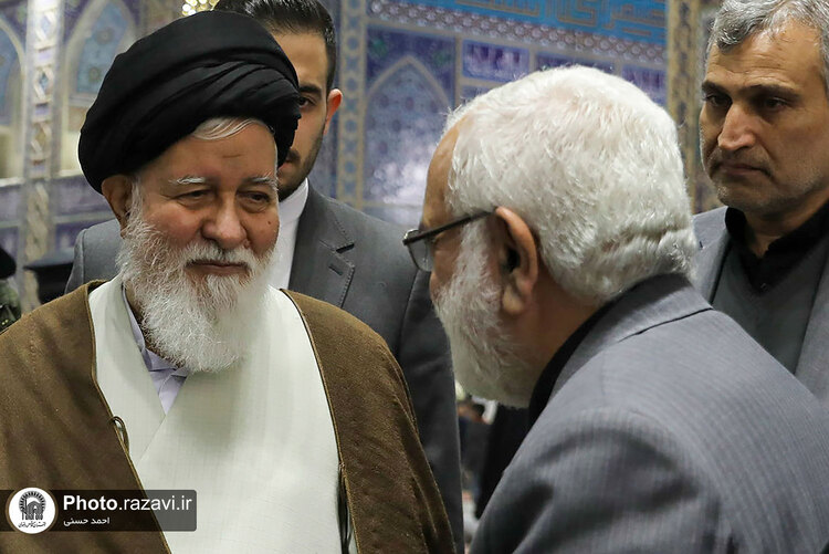 مراسم بزرگداشت مرحومه شریفی منش در حرم مطهر رضوی