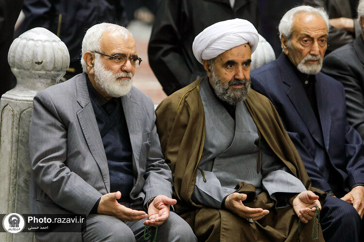 مراسم بزرگداشت مرحومه شریفی منش در حرم مطهر رضوی