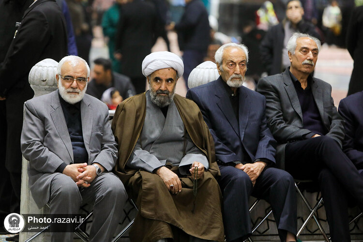 مراسم بزرگداشت مرحومه شریفی منش در حرم مطهر رضوی