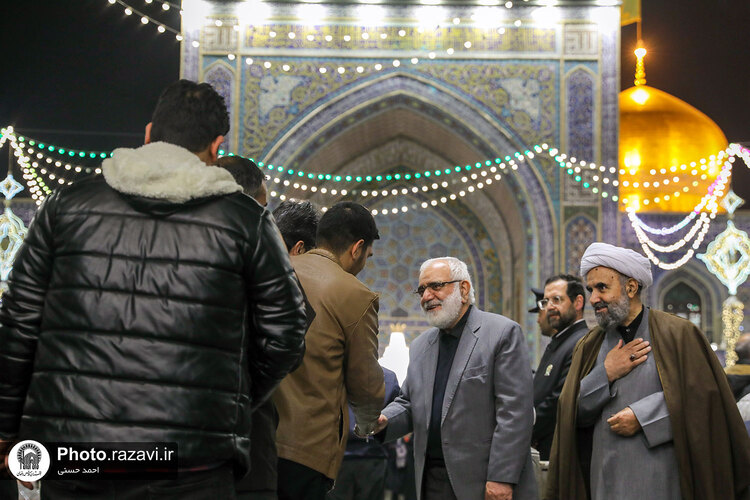 مراسم بزرگداشت مرحومه شریفی منش در حرم مطهر رضوی